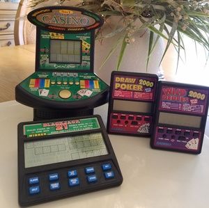 ELECTRONIC CASINO GAMES A Set Of 4